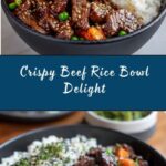 Crispy Beef Rice Bowl Recipe
