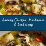 Easy Chicken, Mushroom & Leek Soup Recipe