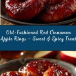 Old-Fashioned Red Cinnamon Apple Rings Recipe