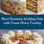 Hawaiian Wedding Cake with Whipped Cream Cheese Frosting Recipe