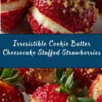 Cookie Butter Cheesecake Stuffed Strawberries Recipe