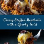 Spooky Spaghetti and Cheese Stuffed Meatballs Recipe