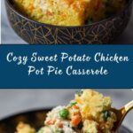 Sweet Potato Chicken Pot Pie Casserole Recipe