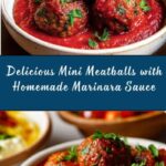 Mini Meatballs with Marinara Sauce Recipe