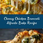 Chicken Broccoli Alfredo Bake with a Crispy Topping Recipe