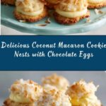 Coconut Macaron Cookie Nests Recipe