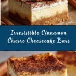 Cinnamon Churro Cheesecake Bars Recipe