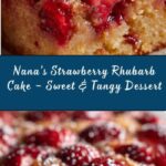 Nana’s Strawberry Rhubarb Cake Recipe