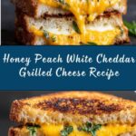 Honey Peach White Cheddar Grilled Cheese Recipe