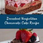 Neapolitan Cheesecake Cake Recipe