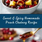 Homemade Peach Chutney Recipe