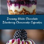 White Chocolate Blueberry Cheesecake Cupcakes Recipe