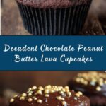 Chocolate Peanut Butter Lava Cupcakes Recipe