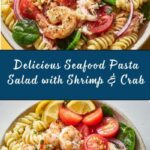 Seafood Pasta Salad with Shrimp & Crab Recipe