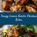 Lemon Garlic Chicken Bites Recipe