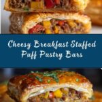 Breakfast Stuffed Puff Pastry Bars Recipe