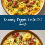 Creamy Vegetarian Tortellini Soup Recipe