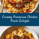 Southern Style Creamy Parmesan Chicken Pasta Recipe