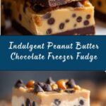 Peanut Butter Chocolate Freezer Fudge Recipe
