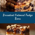 Oatmeal Fudge Bars Recipe