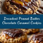 Peanut Butter Chocolate Caramel Cookies Recipe