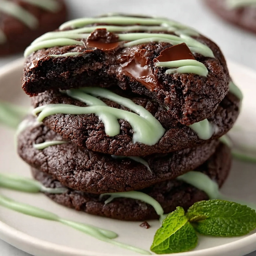 Chocolate Mint Cookies Recipe - Recipe Image