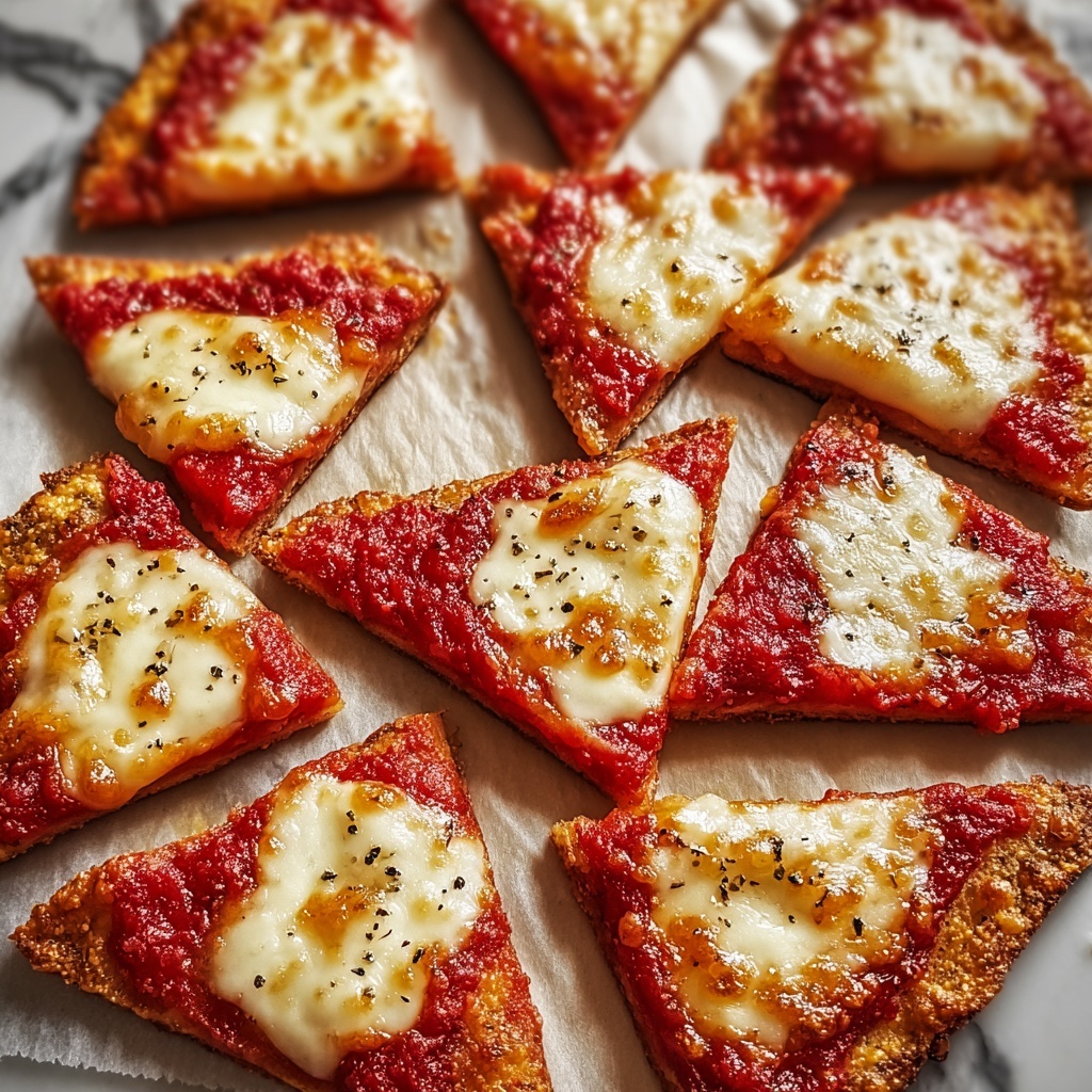 Crispy Pizza Chips: Your Quick and Customizable Snack Joy Recipe - Recipe Image