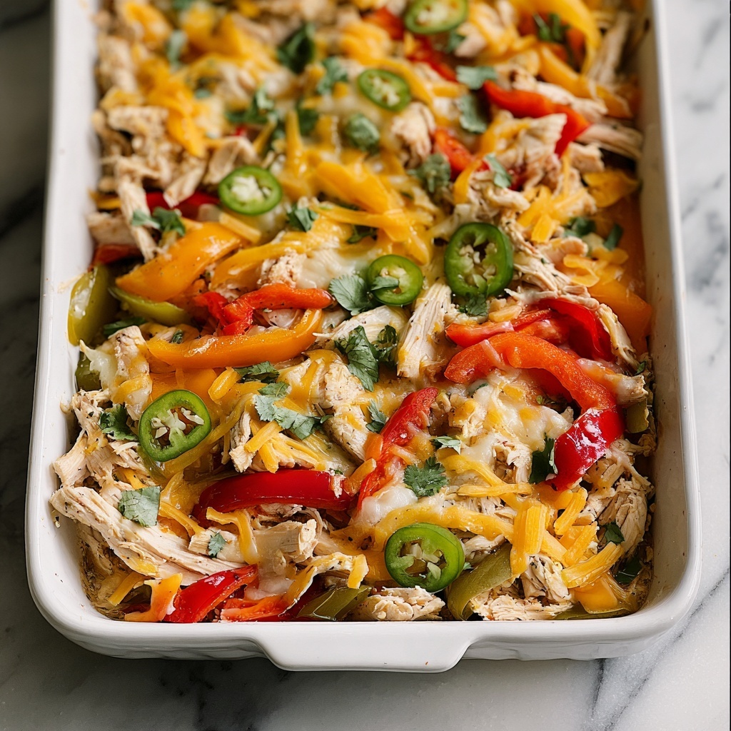 Chicken Fajita Casserole Recipe - Recipe Image