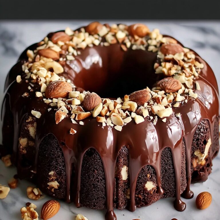 Irresistible Hazelnut Bundt Cake with Rich Espresso Glaze Recipe