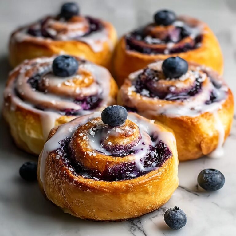 Homemade Blueberry Sweet Rolls Recipe