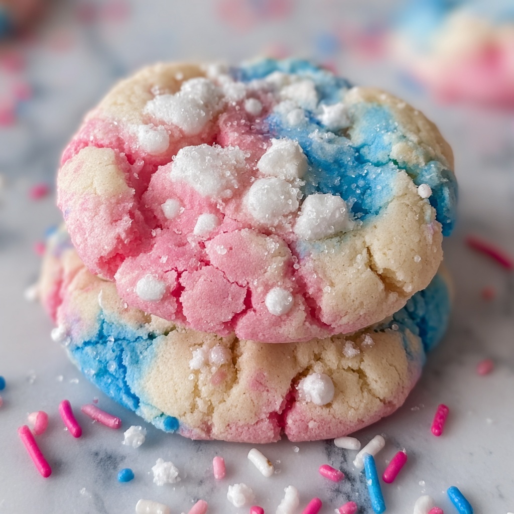 Cotton Candy Cookies Recipe - Recipe Image