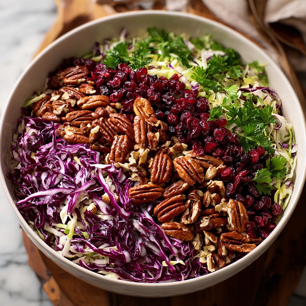 Cranberry Pecan Slaw Recipe - Recipe Image