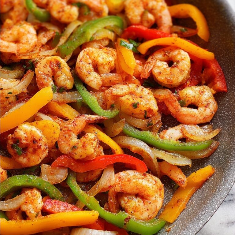 Sheet Pan Shrimp Fajitas Recipe