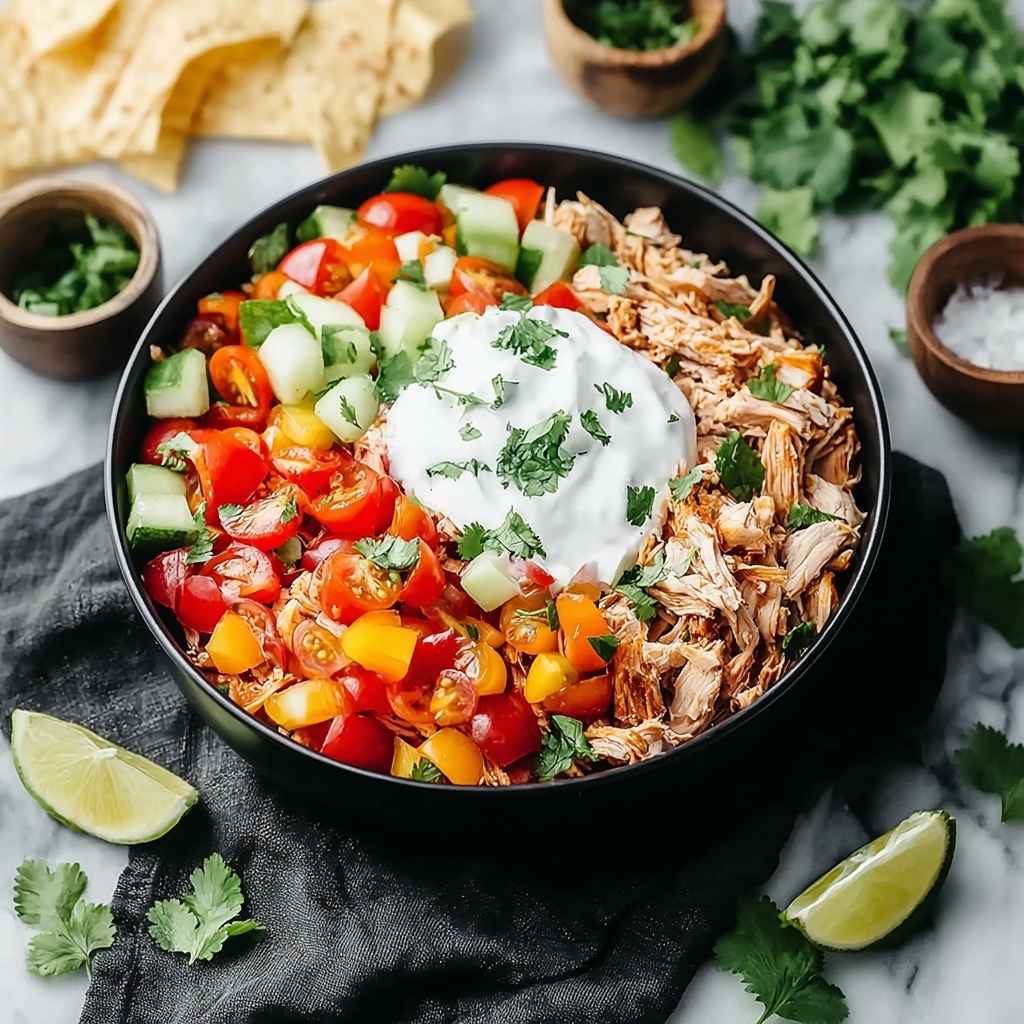 Savory Mexican Pulled Chicken for Tacos and More Delights Recipe - Recipe Image