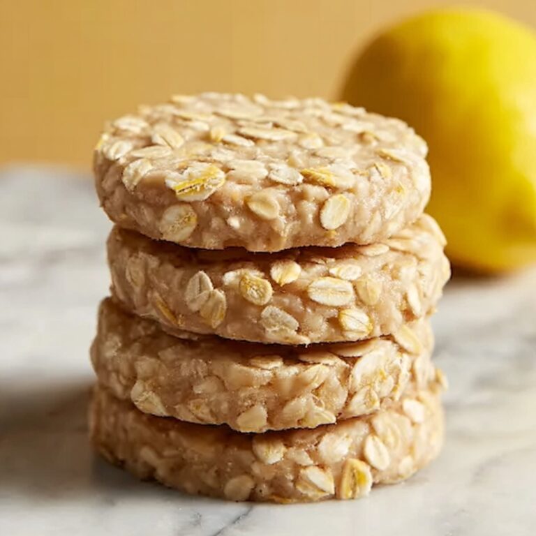 Lemon Oatmeal No-Bake Cookies Recipe