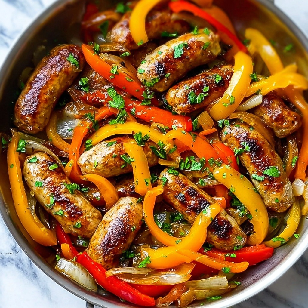 Sausage and Peppers Skillet Recipe - Recipe Image