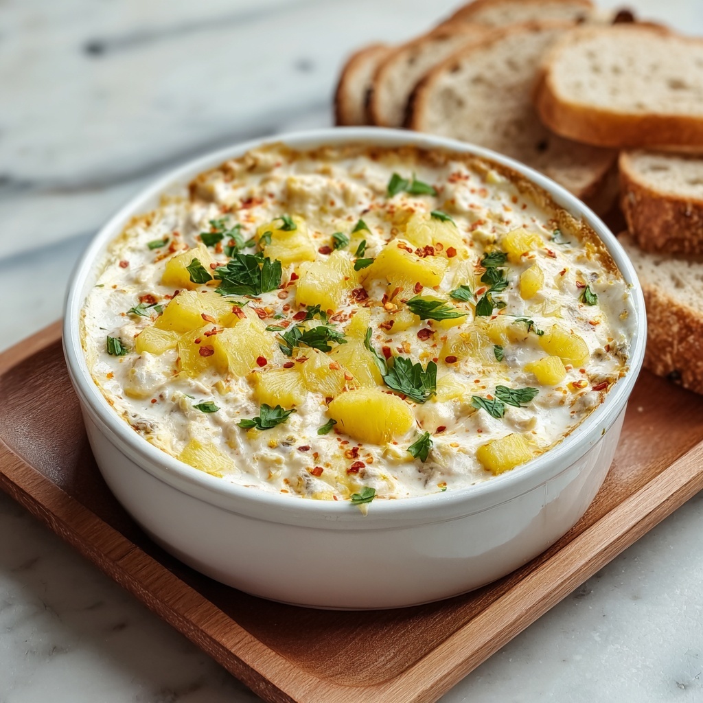 Creamy Banana Pepper Chicken Dip: Ultimate Game Day Delight Recipe - Recipe Image