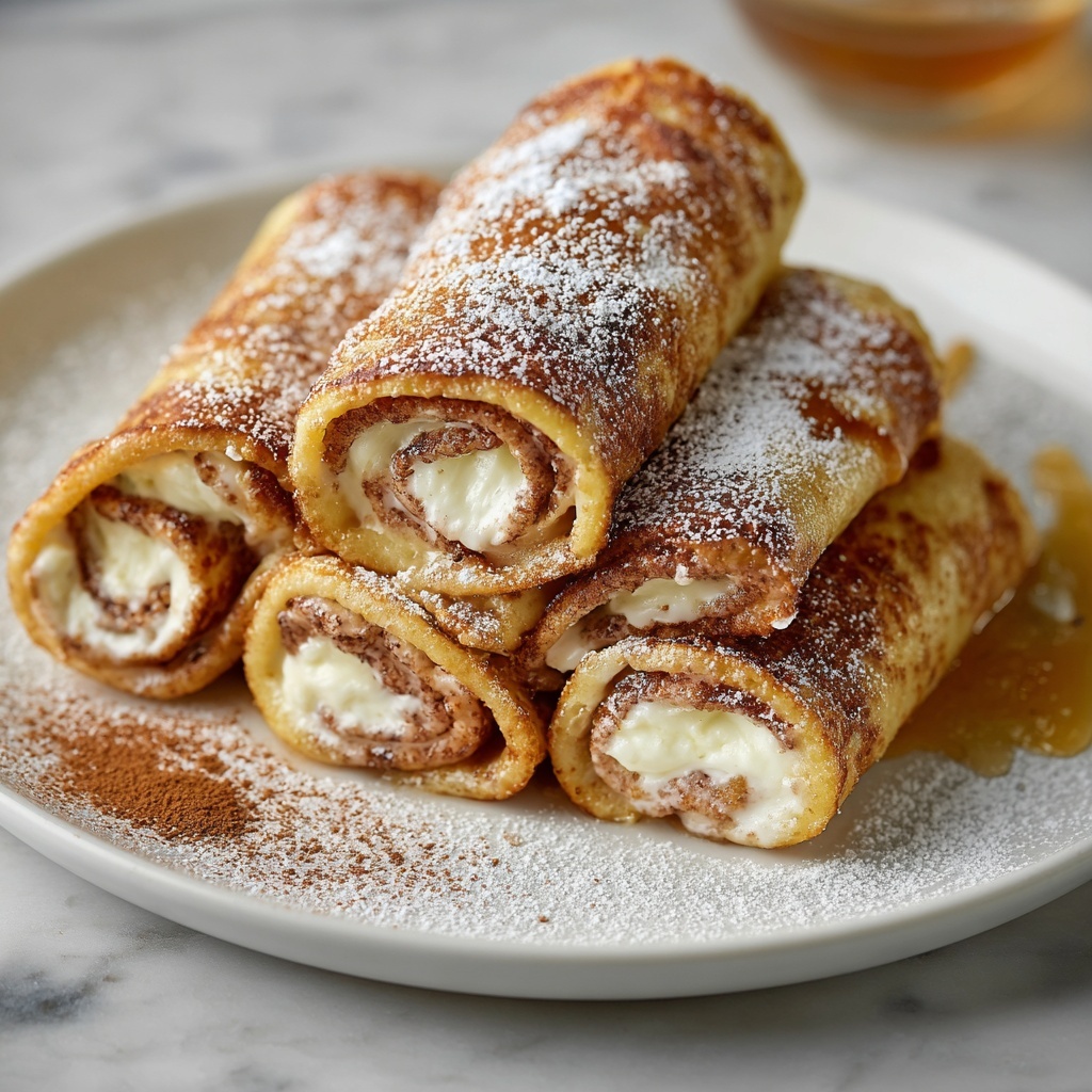 Cinnamon Roll French Toast Roll-Ups Recipe - Recipe Image