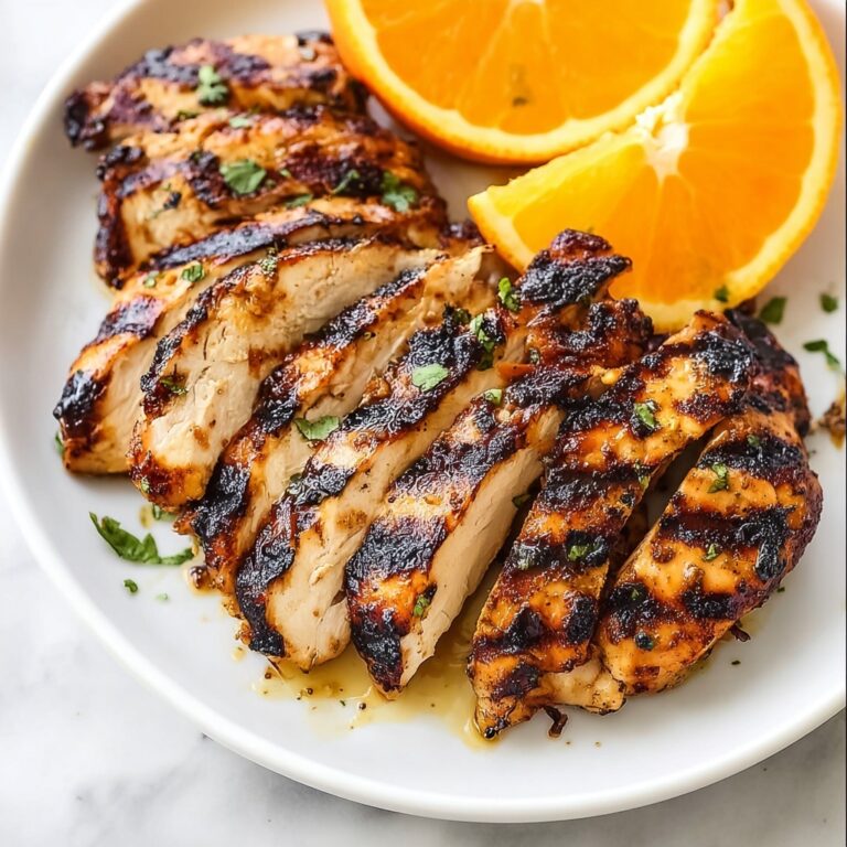 Grilled Orange Honey Chicken Recipe