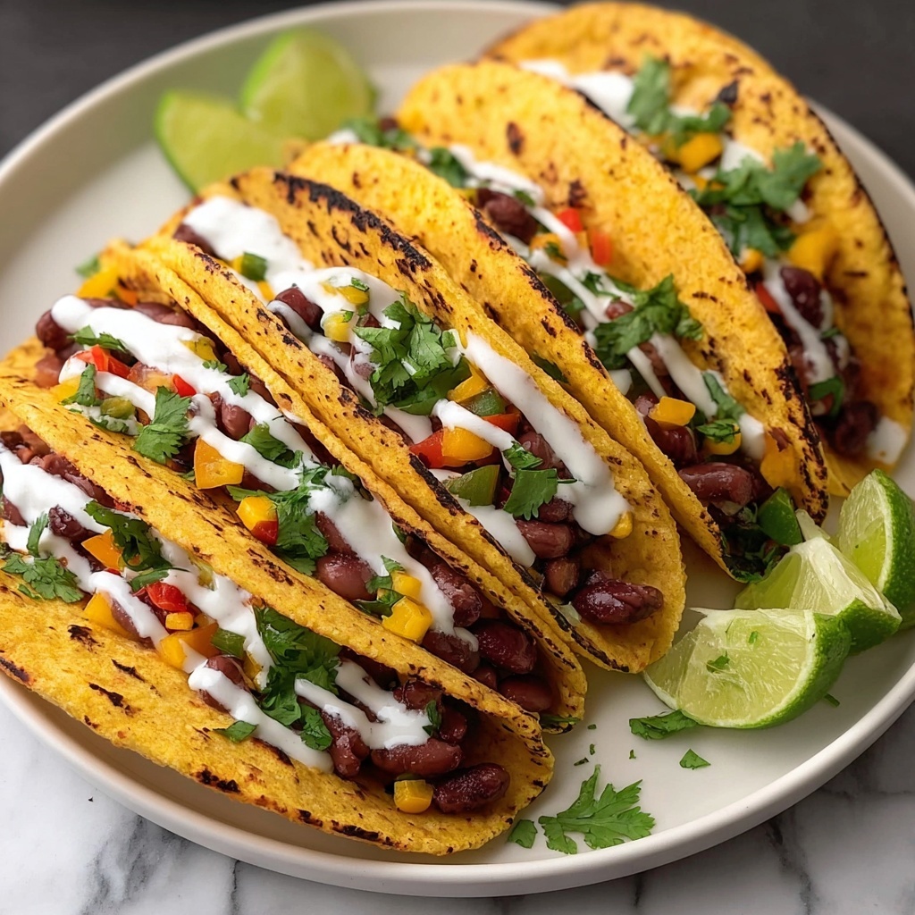 Refried Bean Tacos Recipe - Recipe Image