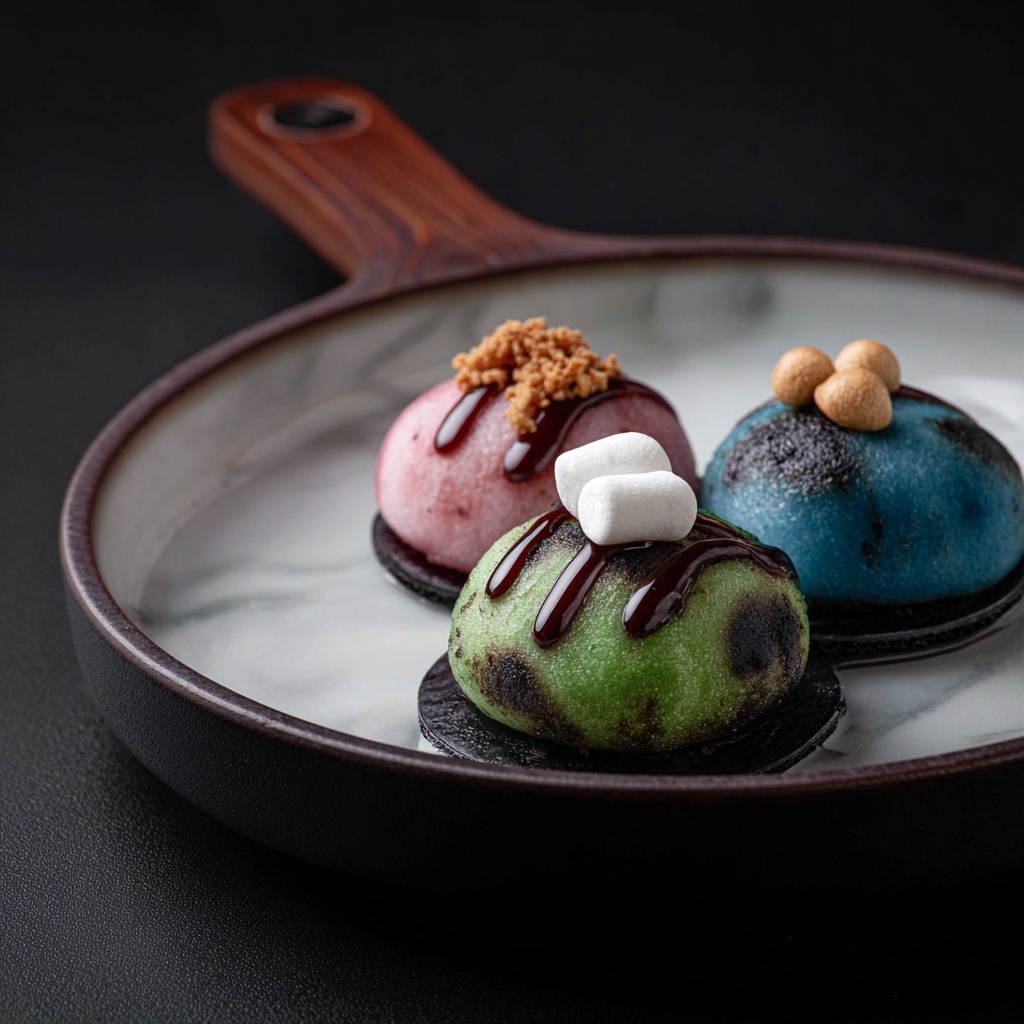 Healthy Guide to Enjoying Traditional Mochi with Red Bean Paste Recipe - Recipe Image