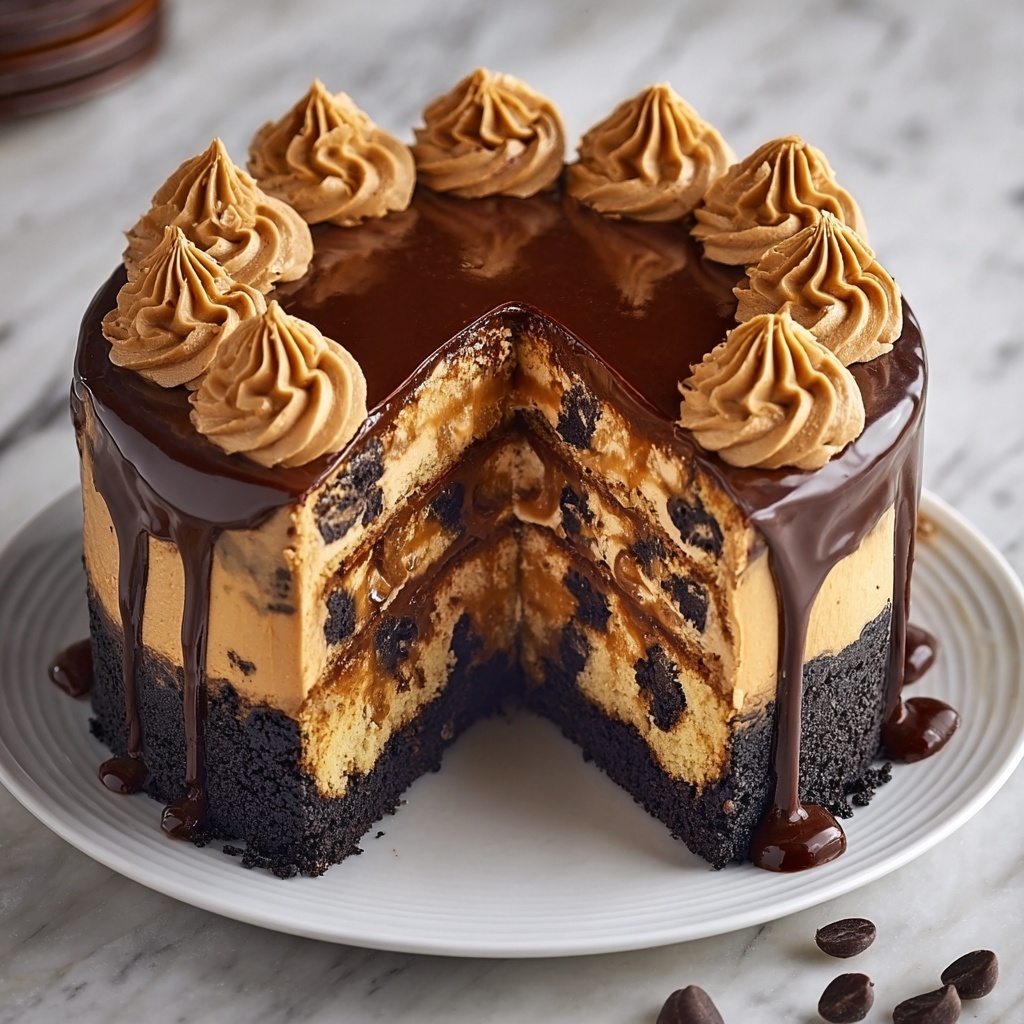 Chocolate Peanut Butter Cheesecake Delight Recipe - Recipe Image