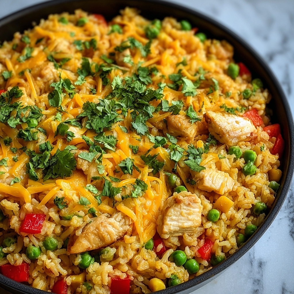 Cheesy Arroz Con Pollo (Cheesy Chicken and Rice) Recipe - Recipe Image