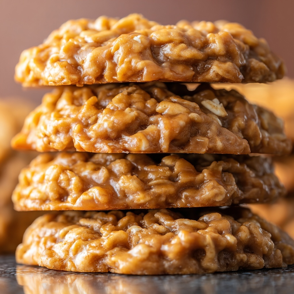 Peanut Butter No-Bake Cookies Recipe - Recipe Image