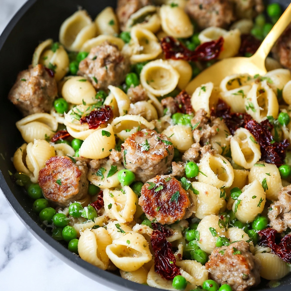 Sausage and Pea Pasta Recipe - Recipe Image