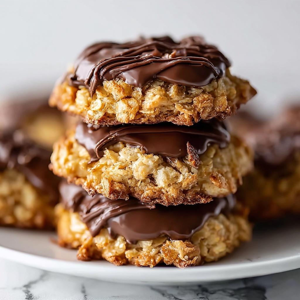 Chocolate Peanut Butter Cornflake Cookies Recipe - Recipe Image