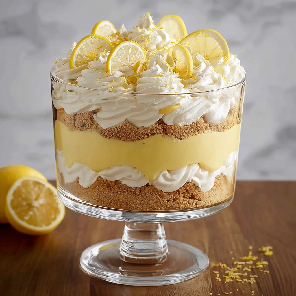 Outrageous Lemon Lovers Trifle Recipe - Recipe Image