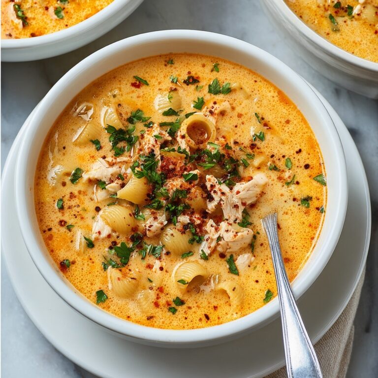 Creamy Cajun Chicken Pasta Soup Recipe