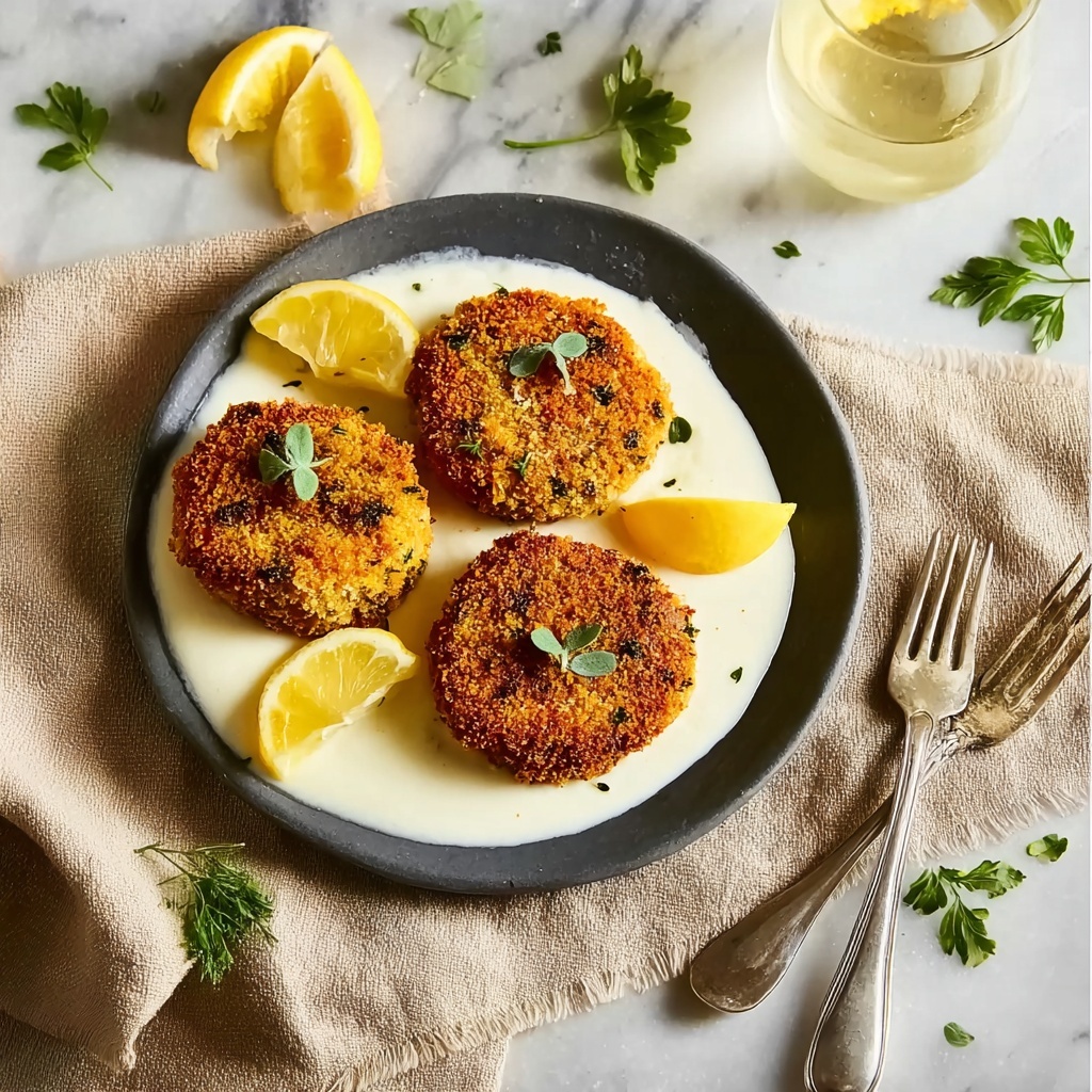 Easy Chickpea Patties with Lemon Garlic Aioli Recipe - Recipe Image