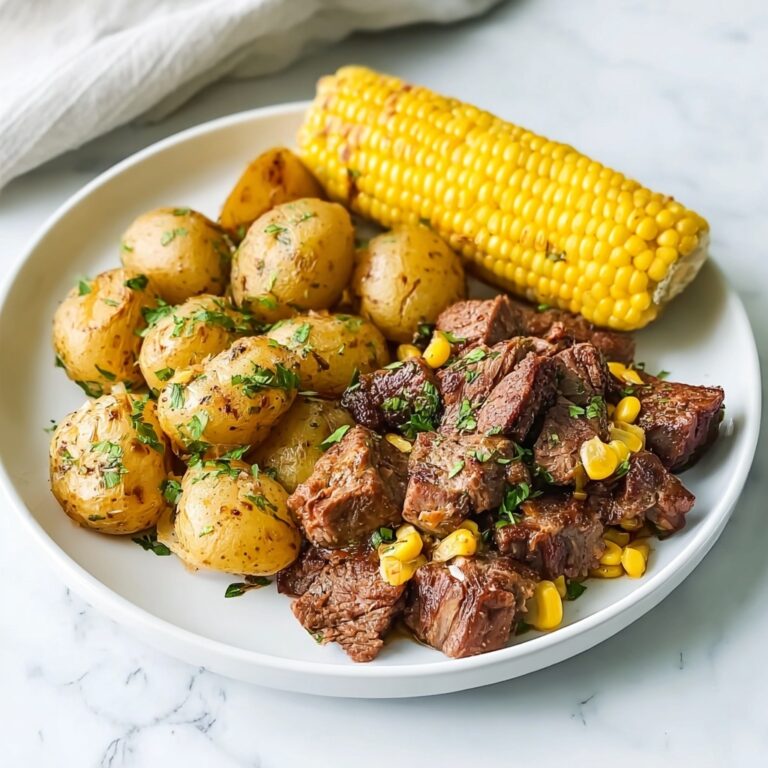 Slow Cooker Steak, Potatoes, and Corn Recipe